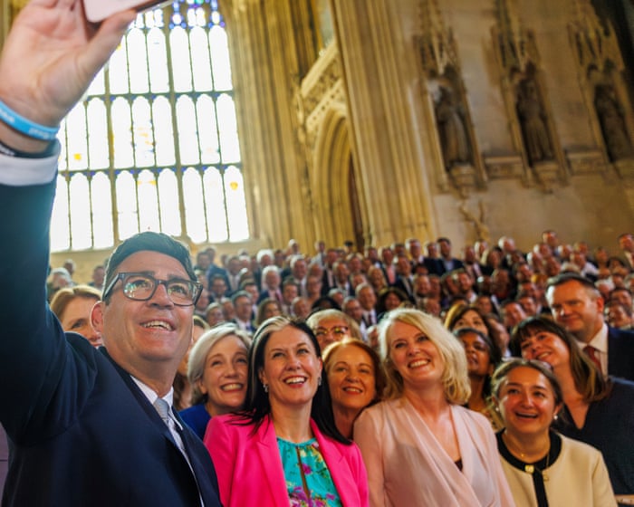 Andy Burnham says he will end culture of briefing against female ministers