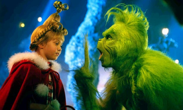 ‘Is it The Grinch, Your Majesty?’ … Jim Carrey in the 2000 Christmas film.