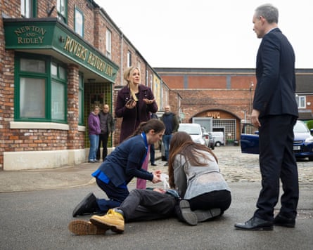 A scene from Coronation Street