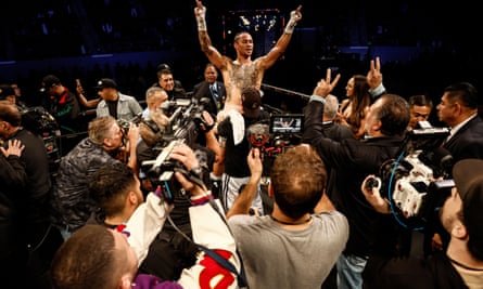 Regis Prograis said of his victory: ‘Three years I’ve been working for this moment’