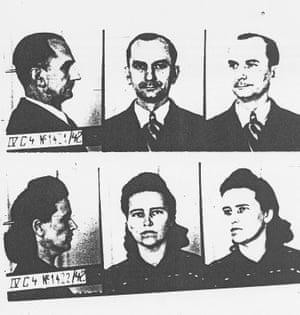 Gestapo mugshots of Otto and Elise Hampel