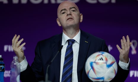 FIFA chief accuses critics of Qatar of hypocrisy ahead of World Cup