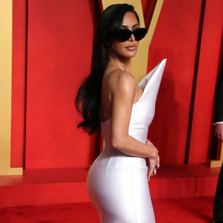 Kim Kardashian at the Vanity Fair 2024 Oscars party.