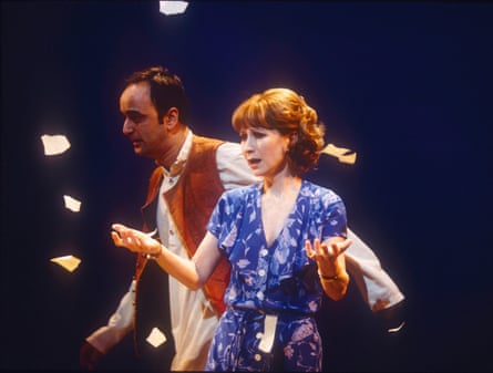 Felicity Kendal (Flora Crewe) and Art Malik (Nirad Das) in Indian Ink.