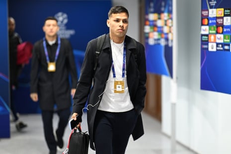 Qarabag’s Matheus Silva pitches up for the game