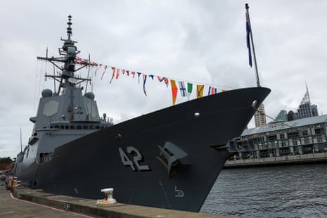 A ship with the signifier “42” and flags.