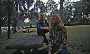 Gregg Allman, left, and Duane Allman seen in Muscle Shoals, Alabama in 1970.