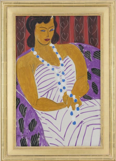 Henri Matisse, Dame à la robe blanche (Woman in white),1946
