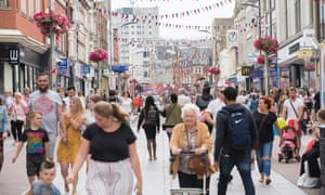 The main shopping precinct in Southend.