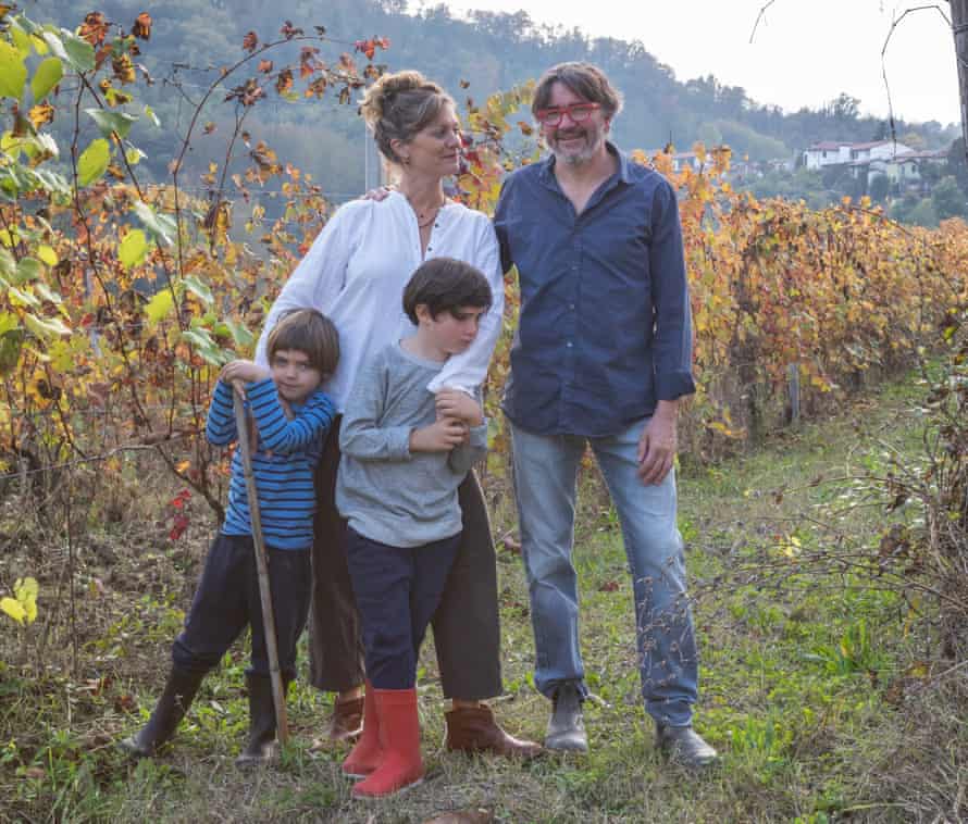 Summer and Fabrizio with their two sons.