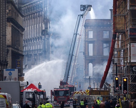 First minister pledges help with costs of 'horrific' fire next to Glasgow Central station | Glasgow | The Guardian First minister pledges help with costs of 'horrific' fire next to Glasgow Central station | Glasgow | The Guardian