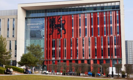 Birmingham City university’s Curzon building in Eastside, Birmingham, 