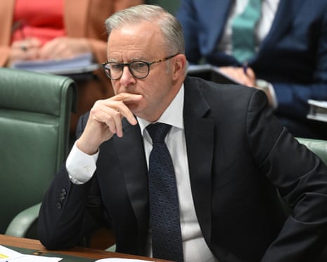 The Australian prime minister, Anthony Albanese