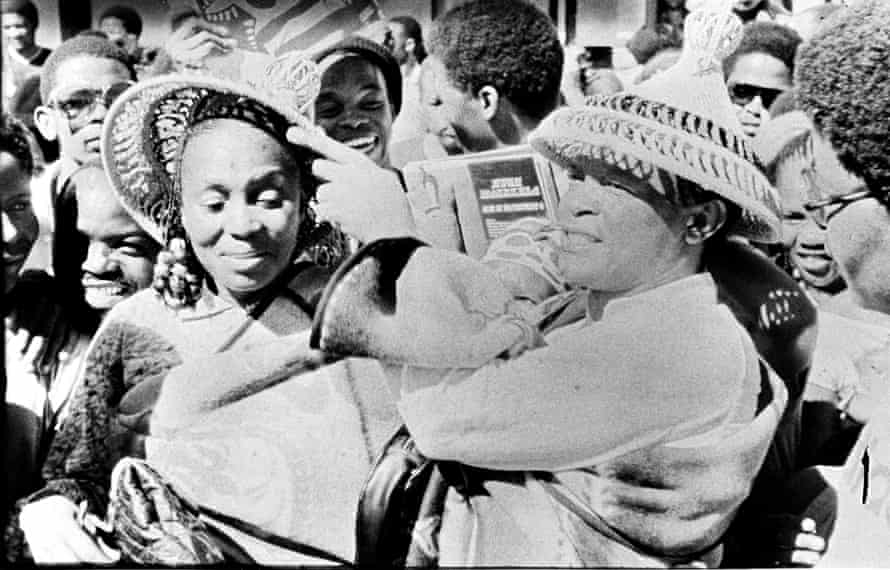 Miriam Makeba and Hugh Masekela