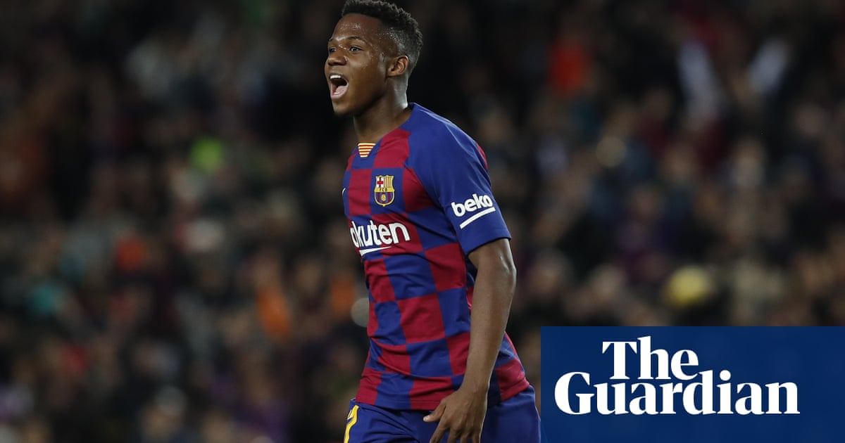 Teenager Ansu Fati hits quickfire double as Barcelona hold off Levante