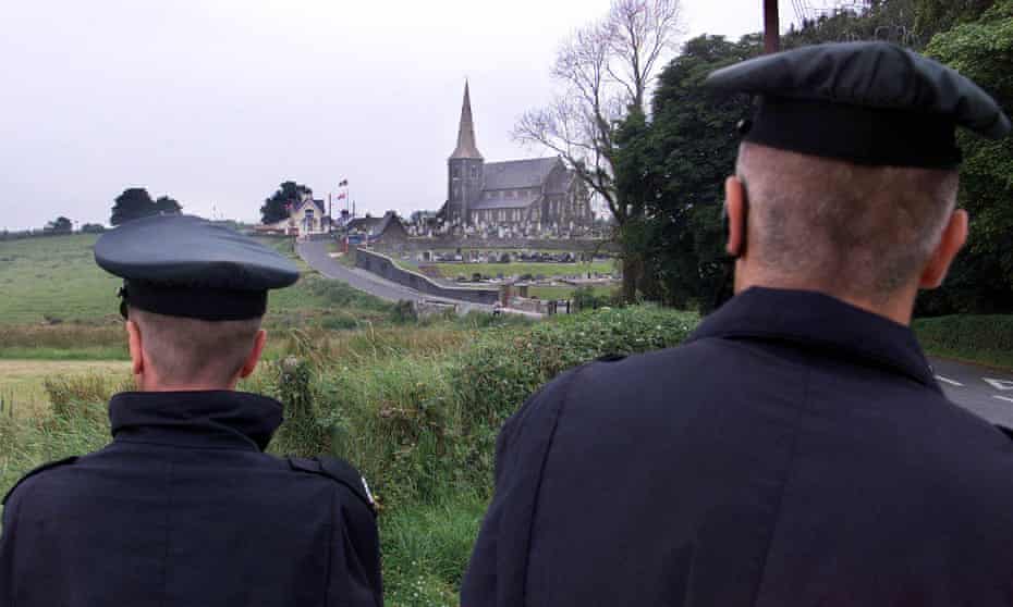 RUC officers on patrol in Northern Ireland in 2000