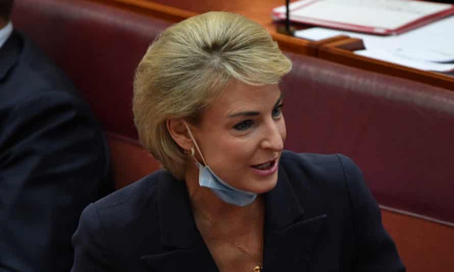 Michaelia Cash during a debate in the Australian Senate