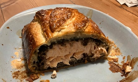 Salmon wellington, as cooked by Tim Dowling