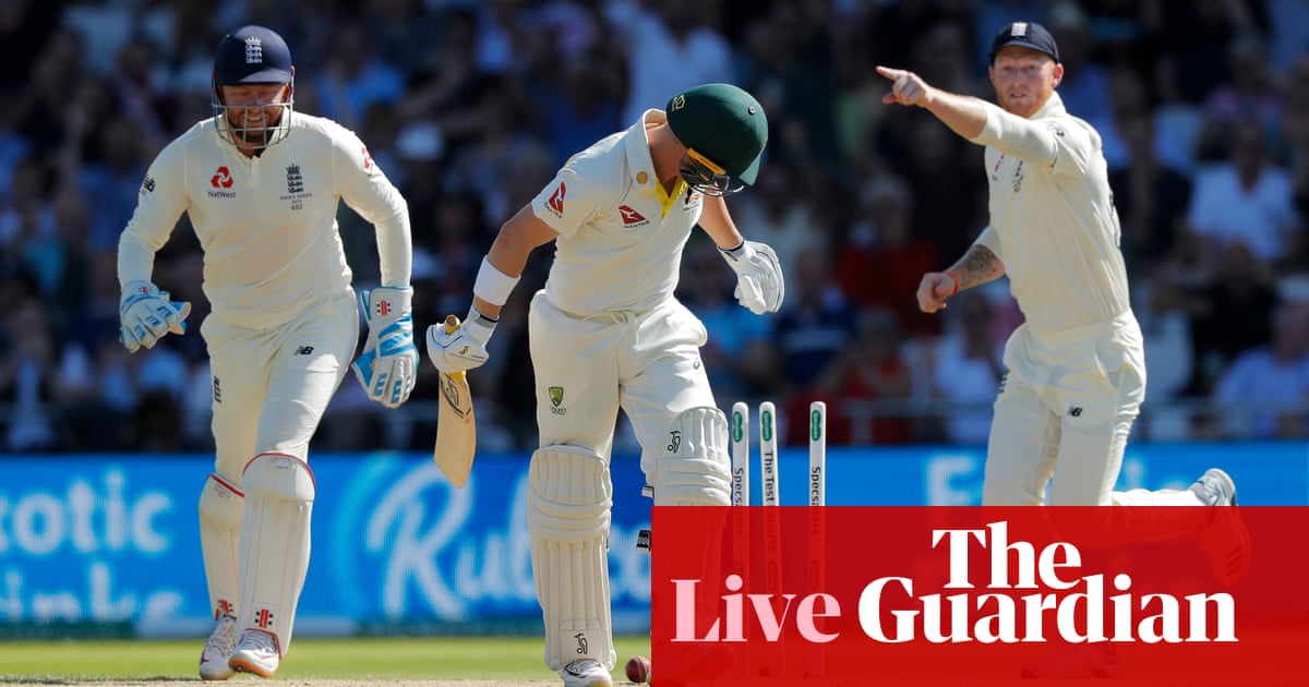 Ashes 2019: England skittled for 67 v Australia, third Test day two – live!