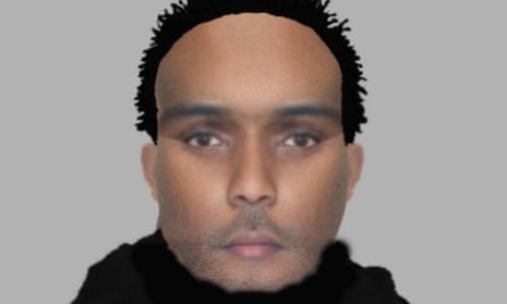 Efit photo of a suspect who is wanted in connection with an attack on a couple in Kent.