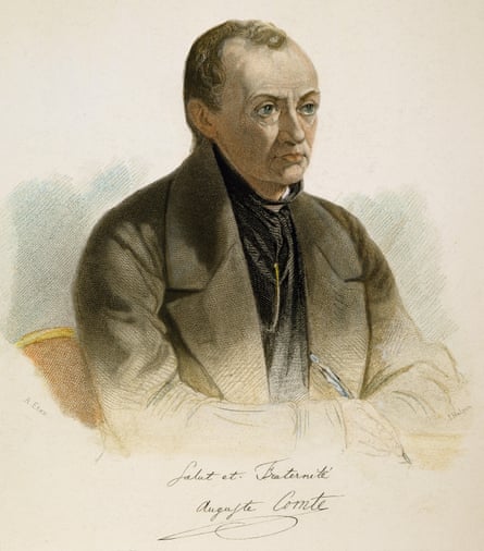 French philosopher Auguste Comte.