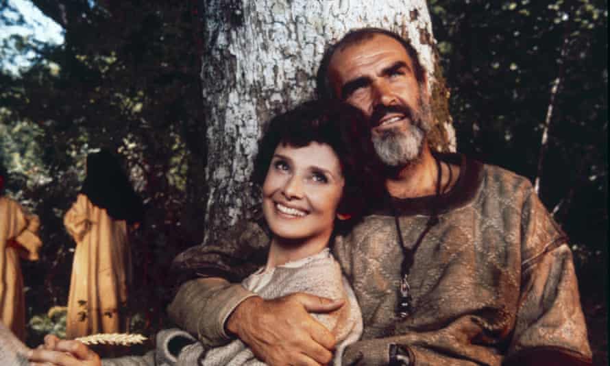 Audrey Hepburn as Lady Marian and Sean Connery as Robin Hood, in Richard Lester’s 1976 film Robin And Marian.