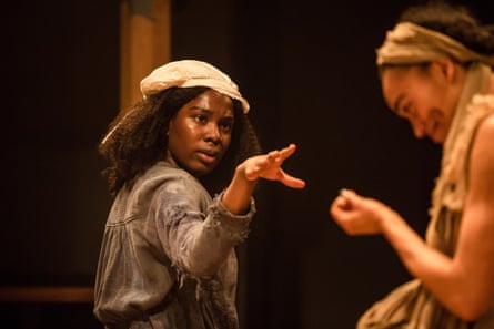 Vivian Oparah and Cassie Clare in An Octoroon.