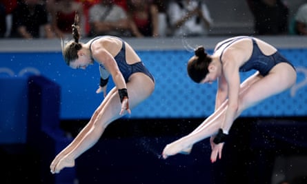 Andrea Spendolini Sirieix of Britain and Lois Toulson of Britain in action.