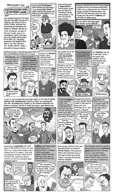 David Squires on … the Premier League soap opera’s grand return, panel 1