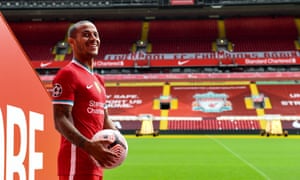 Thigo Alcântara is unveiled by Liverpool on Friday.