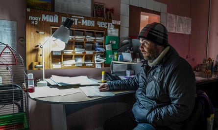 Roman Vodianyk, chief doctor at the only remaining hospital in Severodonetsk.