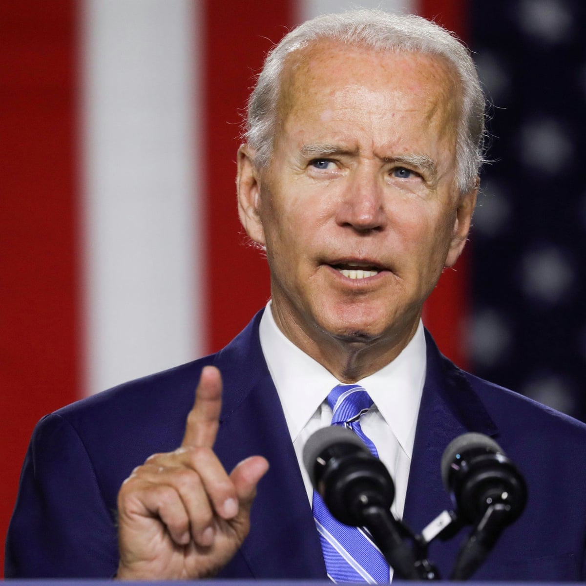 Trump S Fox News Sunday Interview Will Include Biden Battleground Ads Media The Guardian