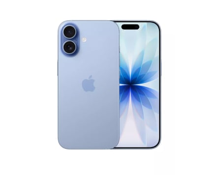Apple iPhone 17, iOS, 6.3”, 5G, SIM Free, 256GB, Mist Blue