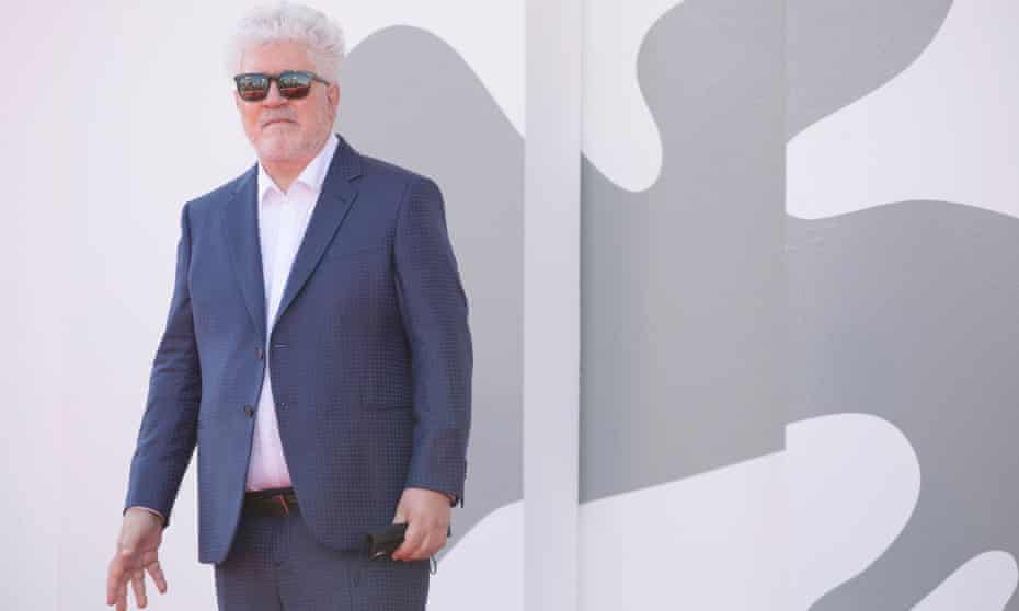 Pedro Almodóvar premiered his latest film, The Human Voice, at the Venice film festival this week.