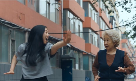 Awkwafina, left, and Zhao Shuzhen in The Farewell.