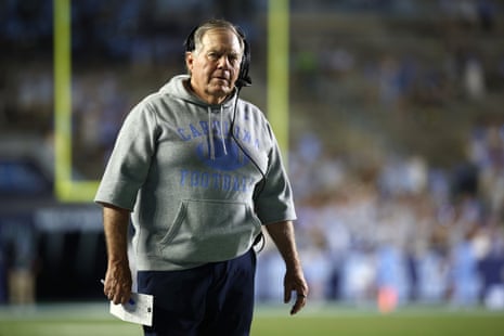 Bill Belichick built an empire on control. But UNC is letting chaos reign | College football | The Guardian