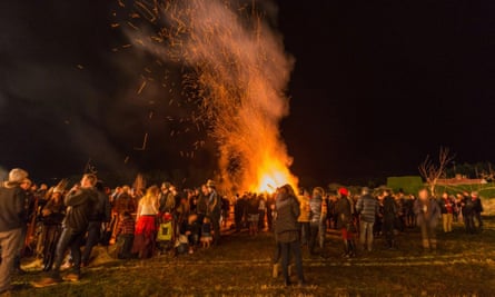 Ari Aster notes: At Tasmania's mid-winter folk festival, dolls are burned and attendees make noise to ward off evil spirits in the orchards.