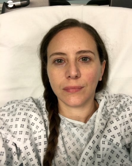 Zeynep Gurtin in hospital, winter 2018