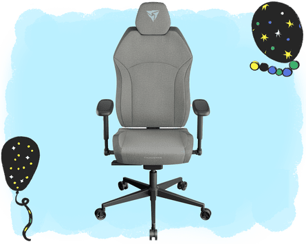 TX3 SOLO 360 Gaming Chair – Loft Air Light Grey