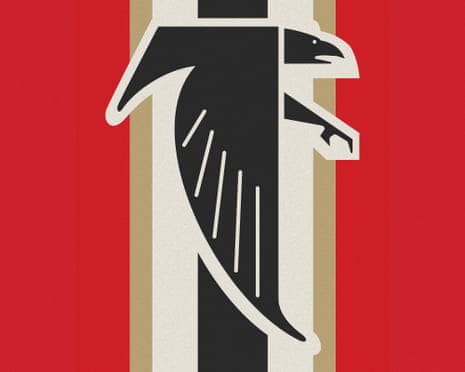 The Atlanta Falconsâ throwback logo, unveiled on Thursday, features the teamâÂÂs original falcon emblem from the 1960s and 1970s against a red, white and black striped background.