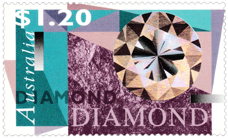 1996 Precious Gems - Diamond Stamp.