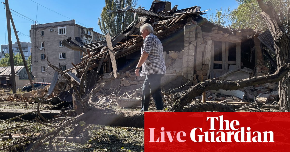 Russia-Ukraine war live: one dead and children injured in attacks on Kherson 'residential' areas, says governor