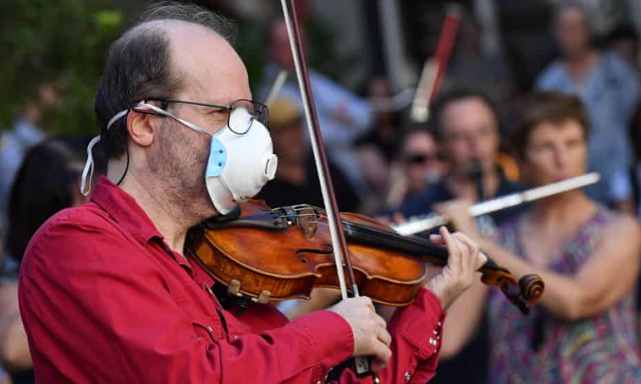 A member of the orchestra of Opera Australia.