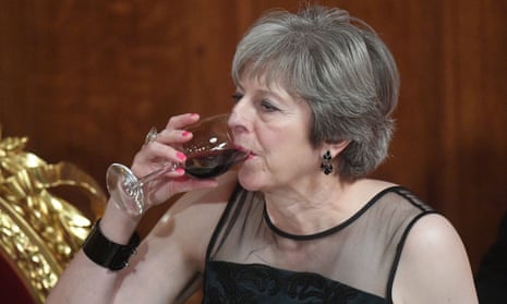 Theresa May at the Lord Mayor’s banquet