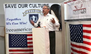 A nation without colour: William Johnson speaking at an AFP conference in 2013.
