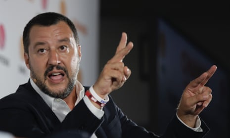 Interior minister Matteo Salvini