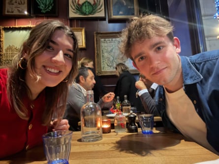 Alexia and Dara on their date