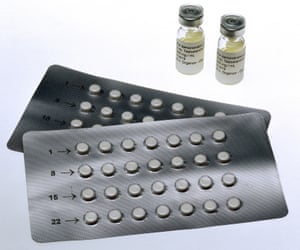 Dutch company Organon’s prototype male contraceptive pills and testosterone replacements, from 2001. Despite promising trials, it never took off.