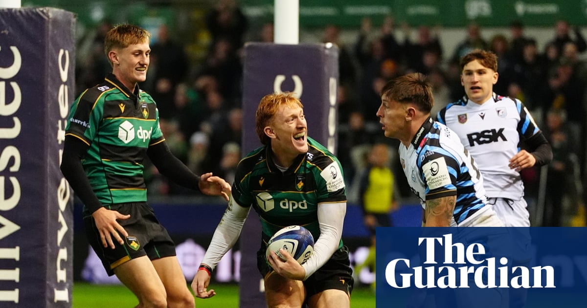 Northampton break England’s duck in Champions Cup with victory over Cardiff
