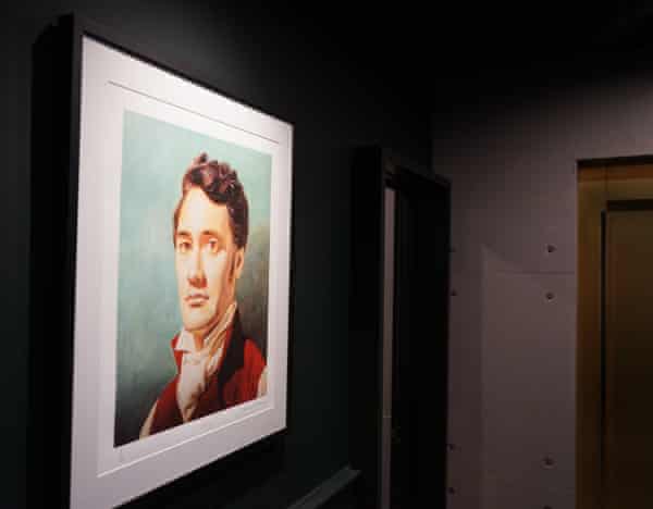 A portrait of director Taika Waititi at the Intrepid Hotel in NZ